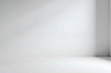 Empty White Room Interior