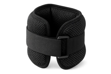 Black ankle and wrist weight increasing intensity during workout with transparent background