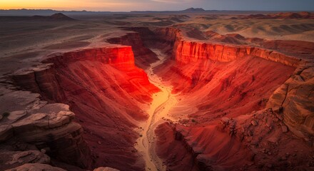 Red rock canyon shows sunset desert texture. Perfect for travel posters, website backgrounds, adventure branding.