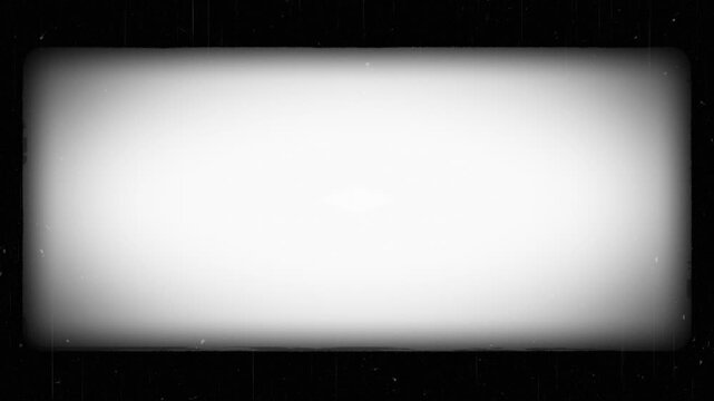 Film Frame Background with old school vibes and fish eye effect Alpha Channel