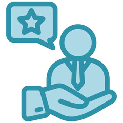 Mentoring Icon Mini Illustration Icon. Use For Modern Concept, Print, Ui, Ux Kit, Web And App Development. Vector Related To Office, Education, Examination And More