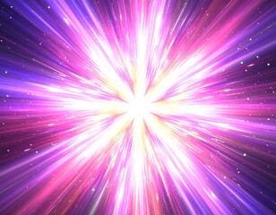Exploding starburst in vibrant colors