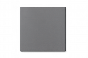 Flat, gray square shape on a transparent background, providing a versatile design element for various creative projects