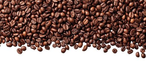 Close-up view of many coffee beans (2)