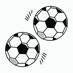 Obraz premium Soccer Ball Icons Collection