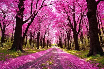 Naklejka premium Blooming Canopy Walk 