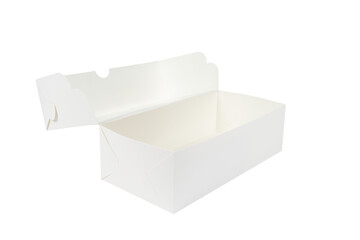 white box isolated on white
