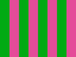 A simple background features a striking color combination of hero green and brave pink © Wahjoekris