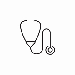 stethoscope tool icon sign vector