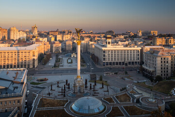View over Maidan Square, Kyiv