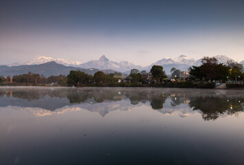 Pokhara and Annapurna Range, Nepal