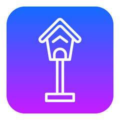 Bird House Vector Icons