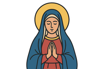 Virgin Mary, symbol of Christianity