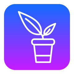 Flower Pot Vector Icons