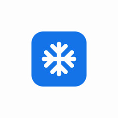 snowy weather icon sign vector