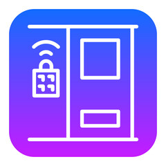 Obraz premium Smart Door Vector Icons