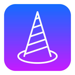 Traffic Cone Vector Icons