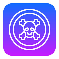 Pirate Coin Vector Icons