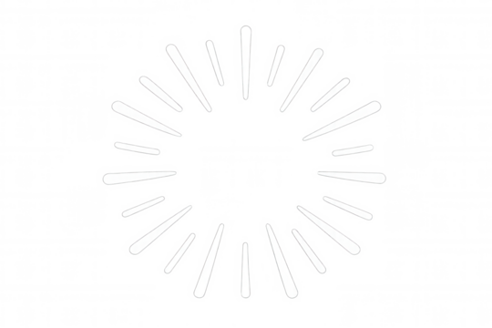 Sunlight rays bursting from central point, radiating golden glow on transparent backdrop, enhancing graphic designs with warm, optimistic visual energy