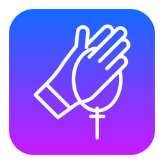 Obraz premium Pray Vector Icons