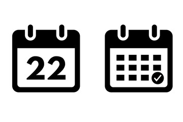 Set of calender icon, time, schedule, meeting, appointment, vector calendar icon