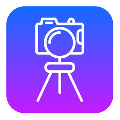 Tripod Camera Vector Icons