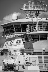 Two Ferry Wheelhouses Displaying Structure and Geometry © jon