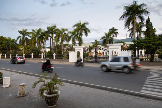 Traffic in Dili's Independece Square , East Timor