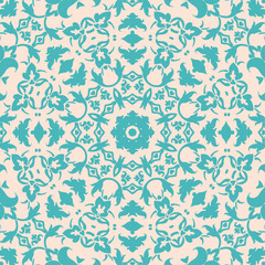 seamless mandala mosaic pattern