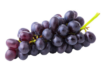 Fototapeta premium A bunch of grapes on a white background