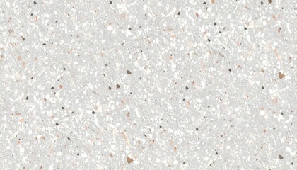 Neutral Terrazzo Seamless Pattern with Micro Flecks