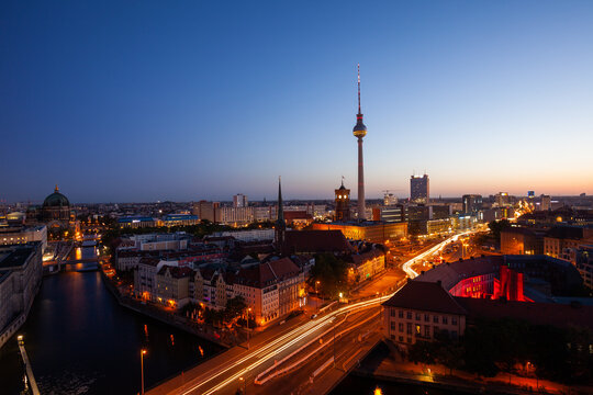 View over Berlin Alexanderplatz - Powered by Adobe