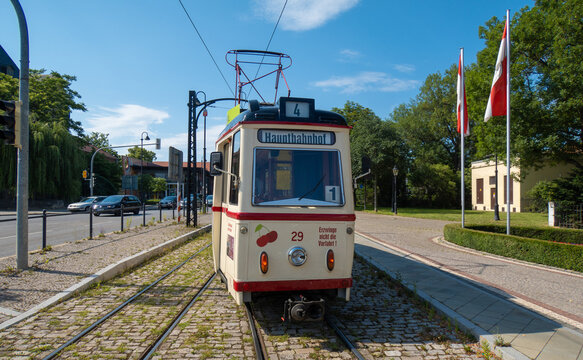 Historical tram, Naumburg (Saale)