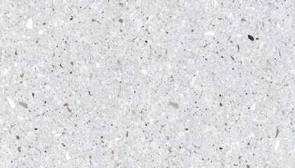 Seamless Terrazzo Pattern with Micro Specks in White and Grey