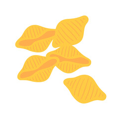 Naklejka premium Set of Three Italian Pasta Illustrations