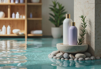 Spa equipment arranged elegantly in a wellness facility, promoting relaxation