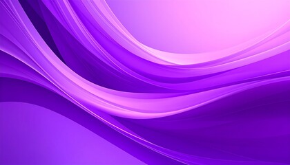 Abstract purple flowing curves
