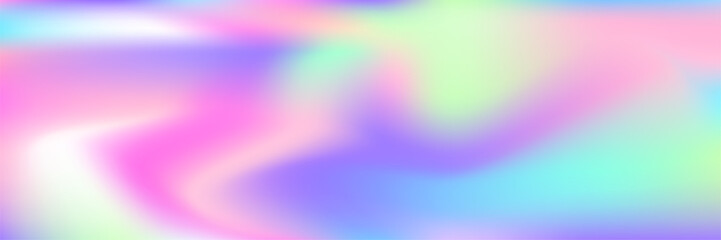 Pearlescent Gradient. Iridescent Texture. Violet Retro Background. Girlie Foil. Blur Geometry Invitation. Fashion Cover. Holographic Background. Soft Poster. Blue Pearlescent Gradient