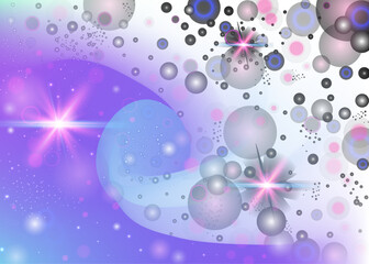 Rainbow Pattern. Purple Girl Invitation. Princess Background. Iridescent Cosmic Effect. Pink Magical Hologram. Lilac Colorful Gradient. Fairy Glitter. Party Rainbow Pattern.