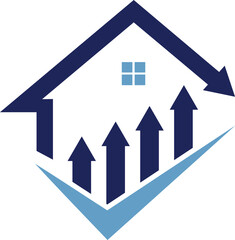 real estate  financial business logo design