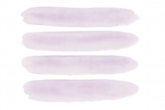 Purple watercolor brushstrokes forming expressive, vibrant texture, adding artistic flair to design compositions