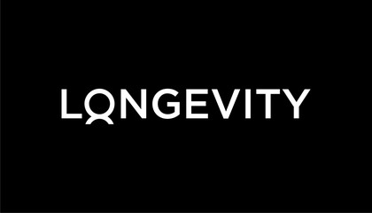 Obraz premium longevity health life logo design template