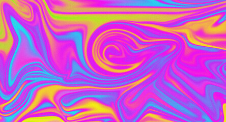 Vibrant Multicolor Abstract Gradient Fluid Marble Texture with Psychedelic Swirl Pattern for Modern Digital Background Design.