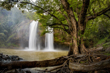 Thailand, waterfall, asia, mountains beautiful view, 