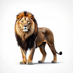 Majestic Male Lion Portrait - Powerful Wildlife Symbol