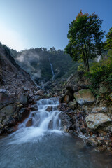 Fototapeta premium Thailand, waterfall, asia, mountains beautiful view, 