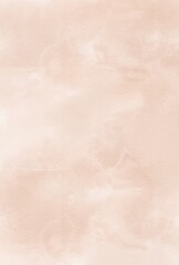 Watercolor background with light beige splashes for artistic banner, template postcard design. Abstract water in trendy minimal style with tender turquoise ombre painting. Watercolour background