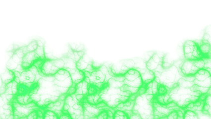 neon green smoke abstract lines form a beautiful card design with pattern