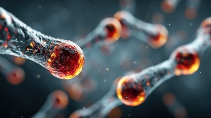 Detailed Rendering of Microscopic Cellular Structures with Luminous Elements