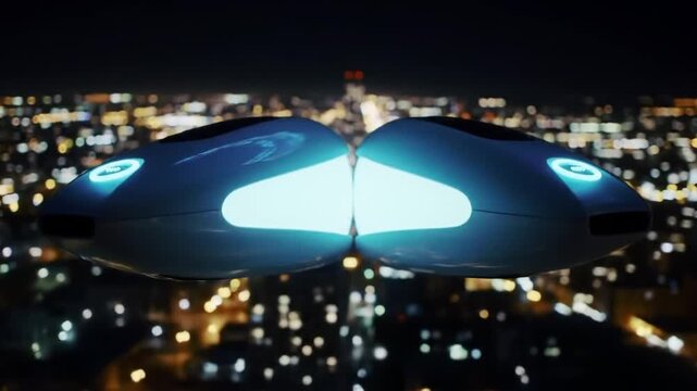 Telepathic Transport Pods Merge in Midair